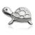 Titanium Internally Threaded Labret with Cute Turtle Design (1.2mm x 5/6/7/8/9/10mm) (C195)