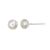 Sterling Silver Jewellery: 5-5.5mm White Freshwater Pearl Ball Stud Earrings  (E540)