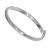 Classic Sterling Silver Jewellery: Simple Hinged Bangle (