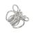 SALE Sterling Silver: Bold Ring with Overlapping Wire Design