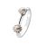 Double Freshwater Pearl Sterling Silver Stacking Ring
