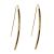 Bestselling Rue B Costume Jewellery: Long Curved Gold Earrings