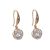Gift Boxed Fashion Earrings: Delicate Swarovski geometric drop charm earrings