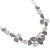 New Mixed Tone Fashion Jewellery: Brown, Grey and White Finish Geometric Shape Necklace