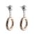 Statement Fashion Jewellery: Hammered Semi-Sphere and Chunky silver Oval Drops 