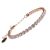 Beautiful Fashion Jewellery: Rose Gold Delicate Crystal Single Strand Bracelet