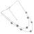 Pretty Fashion Jewellery: Double Layered Silver Tone Necklae with In