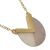 Contemporary Fashion Jewellery: Gold and Grey Marbled Effect Geometric Pendant (I6)grey)