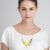 Beautiful Fashion Jewellery: Yellow and Natural Wood Tone Beaded Necklace with Geometric Beads (YK283)