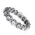 Sparkly Fashion Jewellery: Oxidised Silver and Crystal Stretch Bracelet (r246)