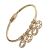 Rue B Fashion Jewellery: Small Rose Gold Bangle with Rose Gold Star and Heart Charms and Silver Beads