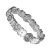 Beautiful Fashion Jewellery: Grey Tone Floral Bracelet with Crystal Gem Details (R238)