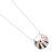 Fabulous Fashion Jewellery: Simple Rose Gold Curving Pendant with Rippled Shape