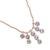 *Sparkle and Shine* Fashion Jewellery: Rose Gold Beaded Necklace Statement Crystal Design