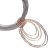 Statement Taupe Cord and Rose Gold Design