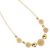 Gold Plated Dome Design Necklace