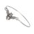 Bee clip bangle – A silver-plated brass clip bangle with a pewter bee as a centrepiece. Simply beautiful!