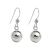 Classic Sterling Silver Jewellery: Simple Ball Shape Dangly Earrings