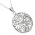 Celtic Sterling Silver Jewellery: Viking Shield-Inspired Round Pendant with Triskelion Design