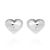 Sterling Silver Loveheart Studs