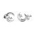  Quirky Sterling Silver Jewellery: 'Man in the Moon' Crescent Moon and Star Design Stud Earrings