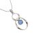 Aviv Sterling Silver Jewellery: Infinity Design Opal Necklace