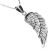 NEW Sterling Silver Jewellery: Beautiful Single Angel Wing Pendant (10mm x 32mm incl Bale)