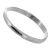 Sterling Silver Decorative Bangle cheap Classic Sterling Silver Jewellery: Simple Hidden Hinge Bangle (60mm Diameter) (B20)