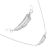 Sterling Silver Jewellery: Simple Necklace with Sideways Feather Design