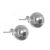 Classic Sterling Silver Jewellery: Medium Silver Ball Stud Earrings (10mm Diameter)