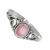 Sterling Silver Jewellery: Vintage Inspired Swirl Design Ring with PINK Mother of Pearl (SR1)