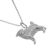 NEW Sterling Silver Jewellery: Lovely Detailed Pug Dog Pendant 