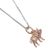 Lovely Sterling Silver Jewellery: Rose Gold Plated Pig Pendant