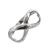 Sterling Silver Jewellery: Simple Statement Infinity Symbol Ring 