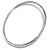 Sterling silver Jewellery: Elegant and Simple Faceted Style Bangle