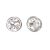  Sterling Silver Jewellery: Clear Crystal 3.5mm Round Stud Earrings Featuring Swarovski Elements (e32)1