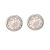  Sterling Silver Jewellery: Opalescent White Crystal 3.5mm Round Stud Earrings Featuring Swarovski Elements (e32)5