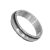 Contemporary Sterling Silver Jewellery: Simple Oxidised Ring with Shiny Spinning Band (SR171)
