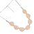 Stunning  Necklace with Chunky Off-white striped shell like resin beads (SB10) suzie blue