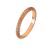 Rose-Gold Plated Textured Sterling Silver Stacking Ring 