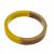 Gorgeous Fashion Jewellery:  Chunky Wooden Bangle in Natural Tone Wood And Yellow Resin (6.8cm Inner Diameter) (SB58)E)