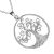 Spiralling Sterling Silver Tree of Life Pendant