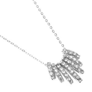 Silver and Crystal Necklace