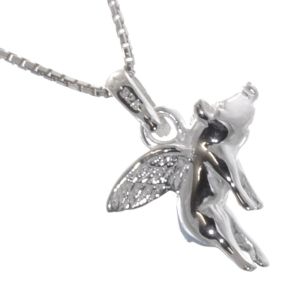 Quirky Sterling Silver Jewellery: Unusual Flying Pig Pendant