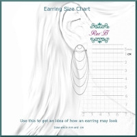 sterling silver earring size chart fashion jewellery uk
